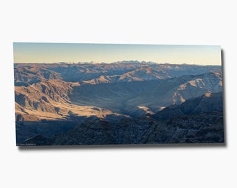 Hells Canyon Winter Sunset | Imnaha River Gorge Photography | Eastern Oregon Landscape Wall Art | High-Definition Metal Print & Canvas