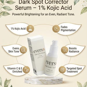 Dark Spot Corrector Serum – 1% Kojic Acid Brightening Formula