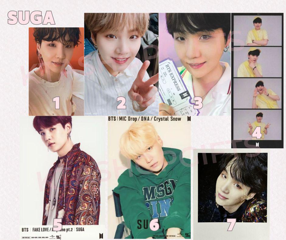 BTS Official Photocards/ Photos | Jin Suga Jhope RM Jimin V JK | K