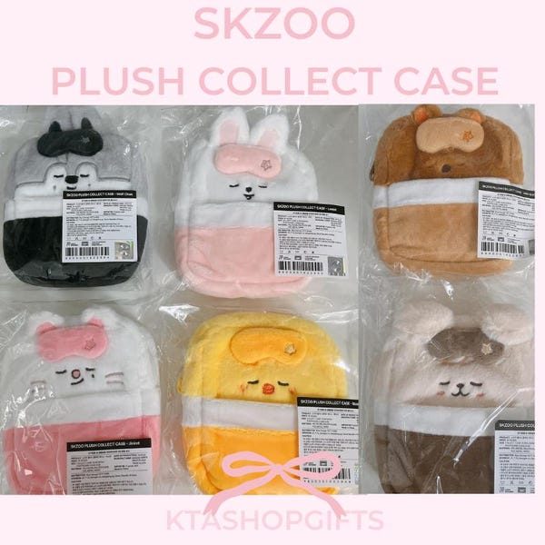 Stray Kids SKZOO Plush Collect Case Wolf Chan Leebit Jiniret Han Quokka Bbokari Puppym | K-Pop Collectible