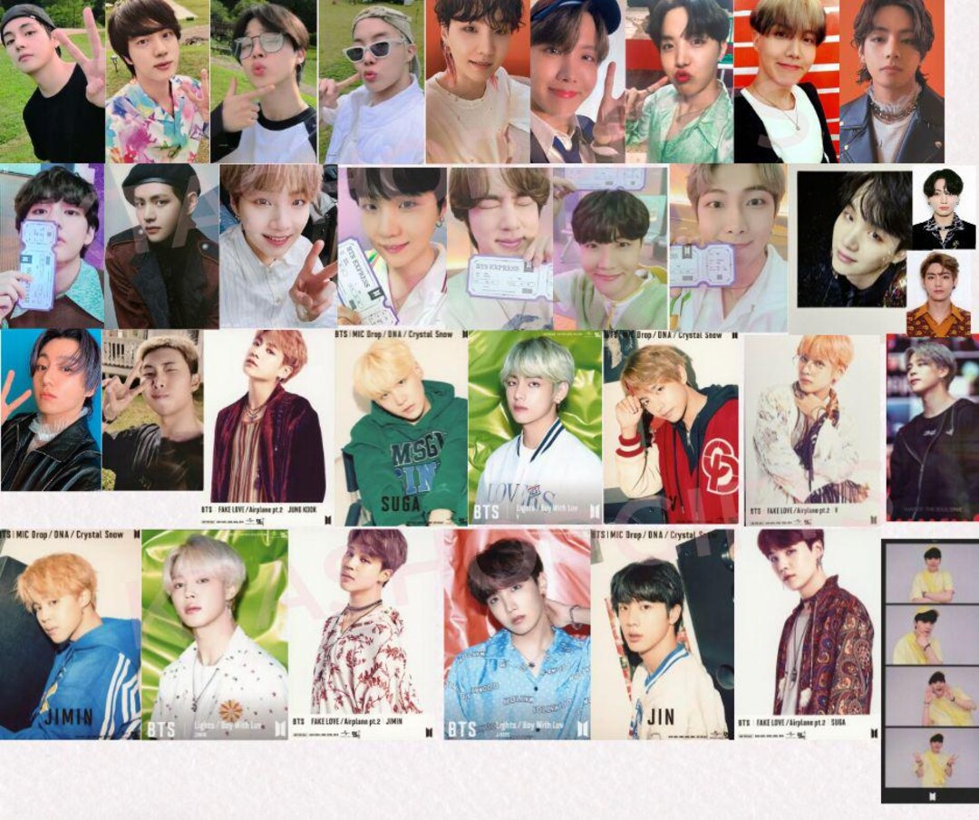 BTS Official Photocards/ Photos | Jin Suga Jhope RM Jimin V JK | K