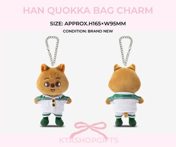 Stray Kids SKZOO Official Plush Bag Charm | Han Quokka Han Jisung