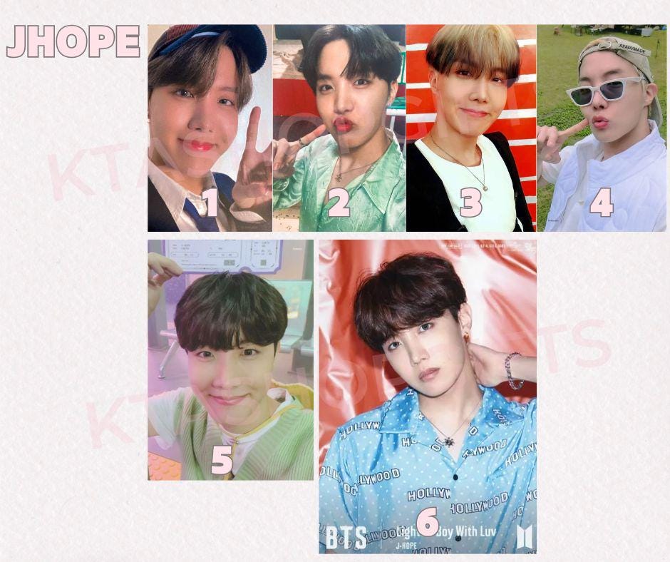 BTS 防弾少年団 テヒョン  ジミン ホソク トレカ フォト BTS Official Photocards/ Photos | Jin Suga Jhope RM Jimin V JK | K