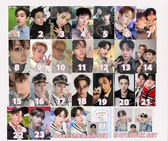 Stray Kids Bang Chan Official Photocards | K-pop Collectible