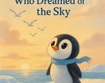 Printable Bedtime Story for Toddlers, Adorable Penguin Tale for Little Ones, Instant Download Ebook