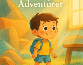 Theo the Tiny Adventurer Storybook– Digital Children’s Bedtime Story, Instant Download