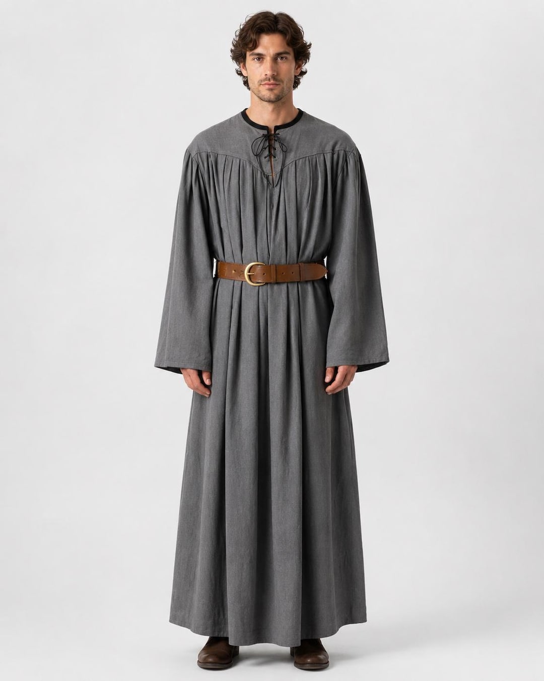 Mage Long Robe Wizard Robe Medieval Costume, Authentic Wizards Robe, Cosplay Mage ...