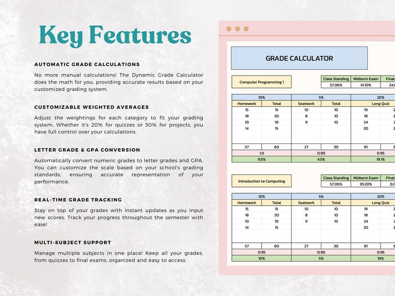 College Grade Calculator | GPA & Final Grade Tracker for Courses ...