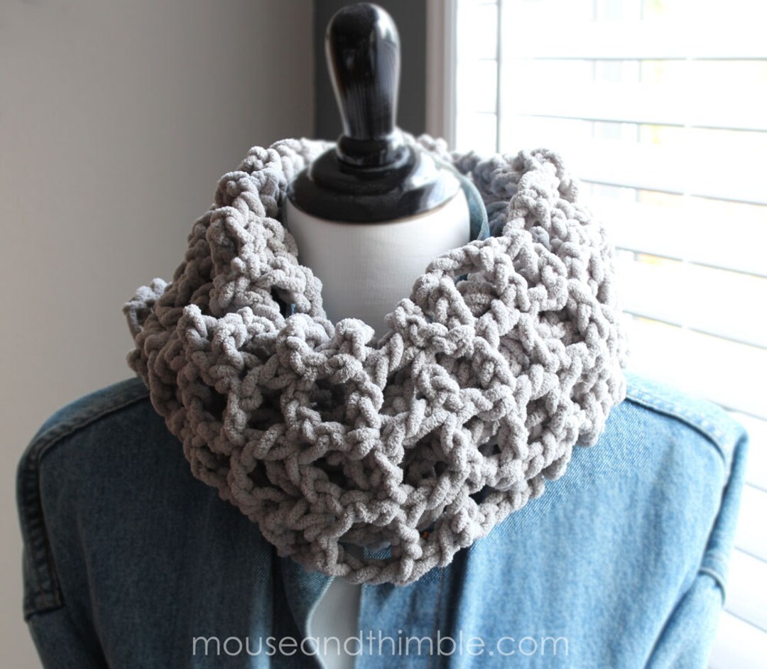 Yarn and Colors Slanted Scarf Crochet Kit 