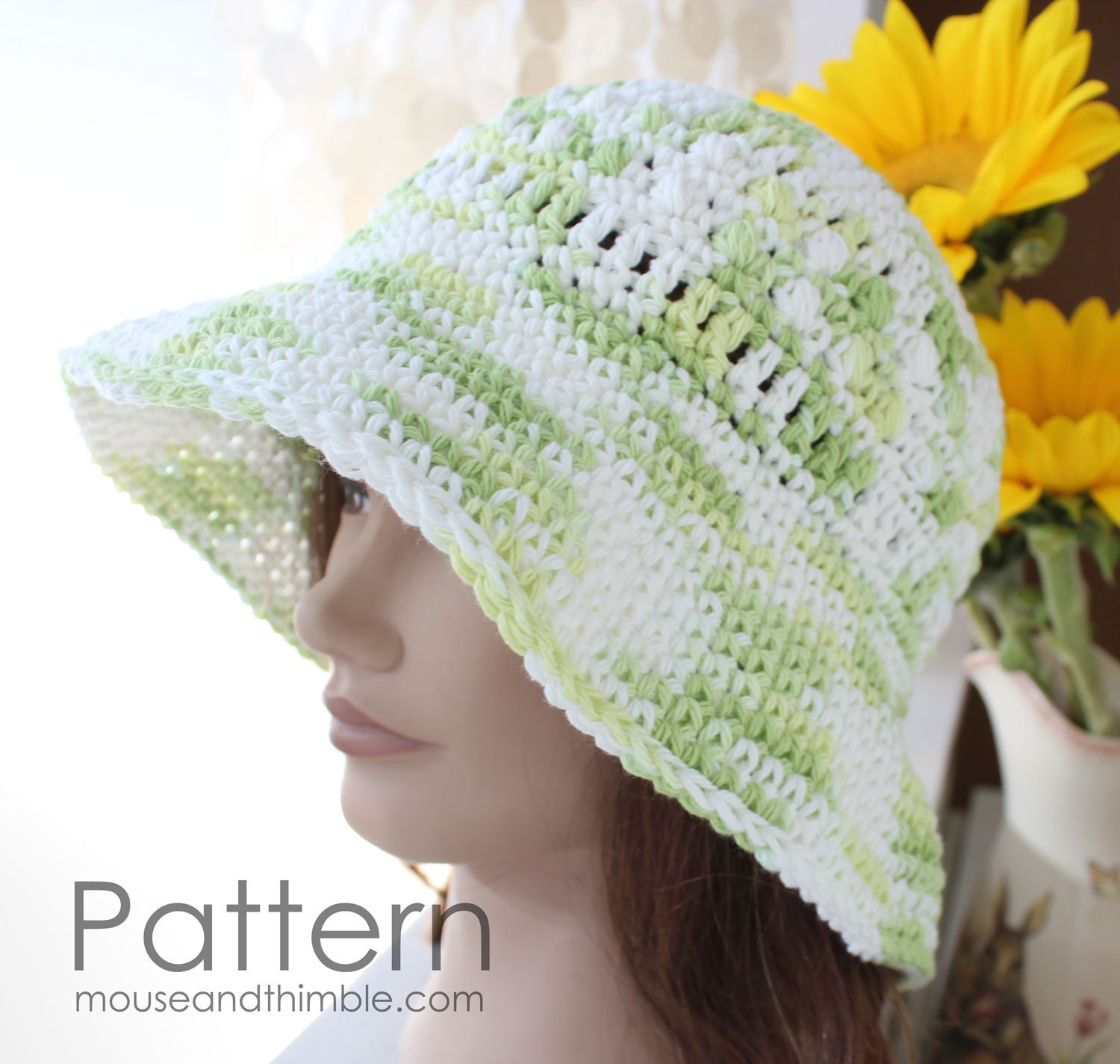 crochet hat with brim instructions