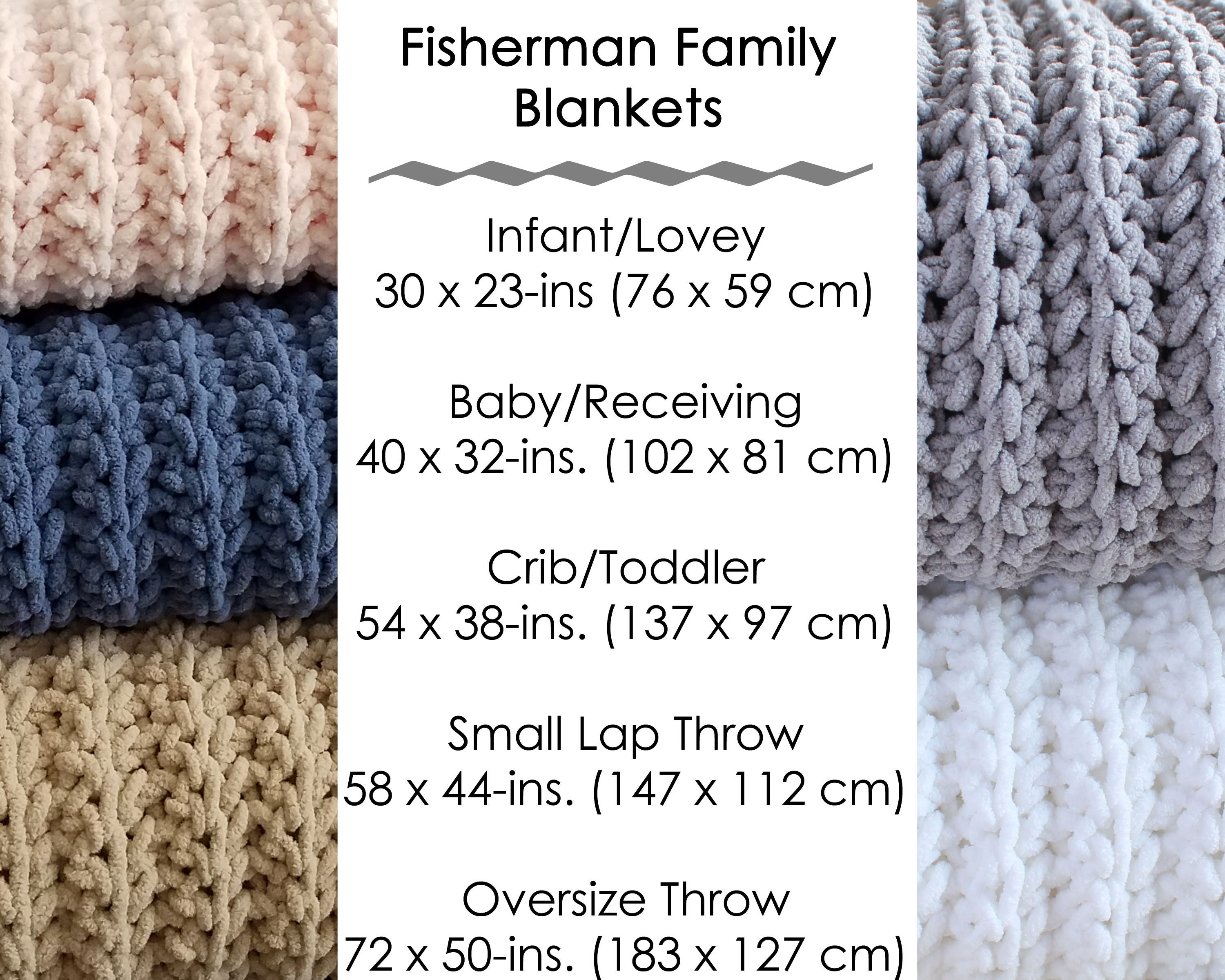 Quick Easy Blanket Crochet PATTERN Bulky Chunky Thermal Ribbed Afghan Throw Baby Through Adult Oversize 5 Sizes Tutorial PDF 3072 Etsy Canada