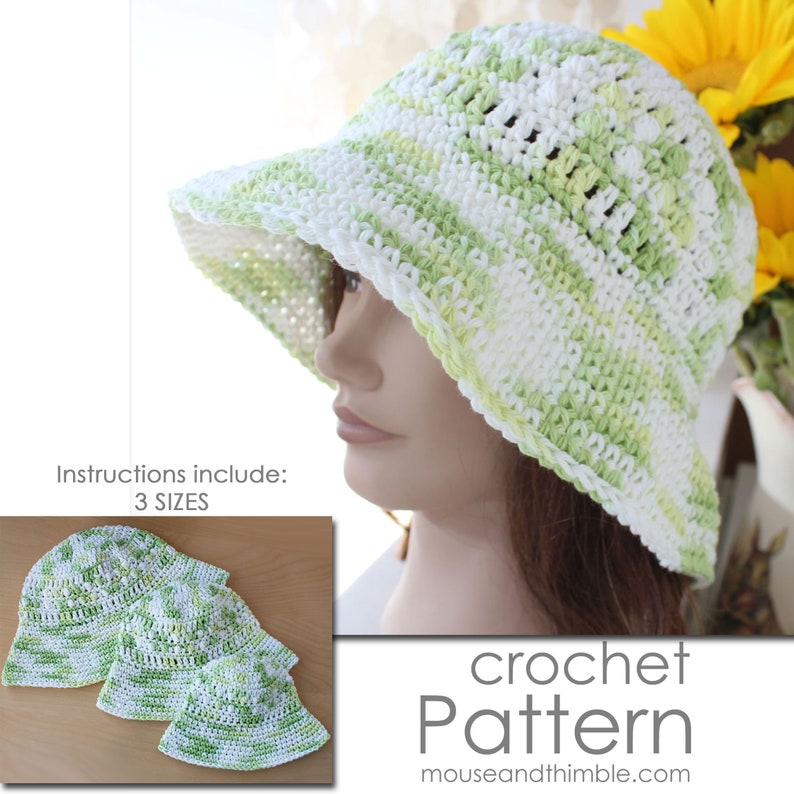 easy bucket hat crochet pattern