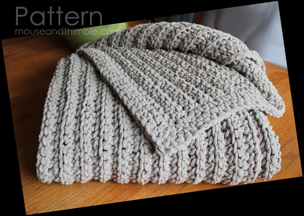 Knitting Kit // Arm Knitting Kit // Throw Blanket // Chunky Throw