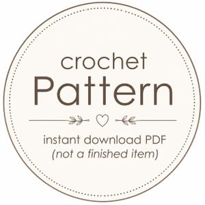 Crochet Hat & Flower PATTERN, Infant to Adult Sizes, Easy Rolled Brim Beanie, Tupelo Cloche Tutorial, Instant Download, Printable PDF-1623 image 7