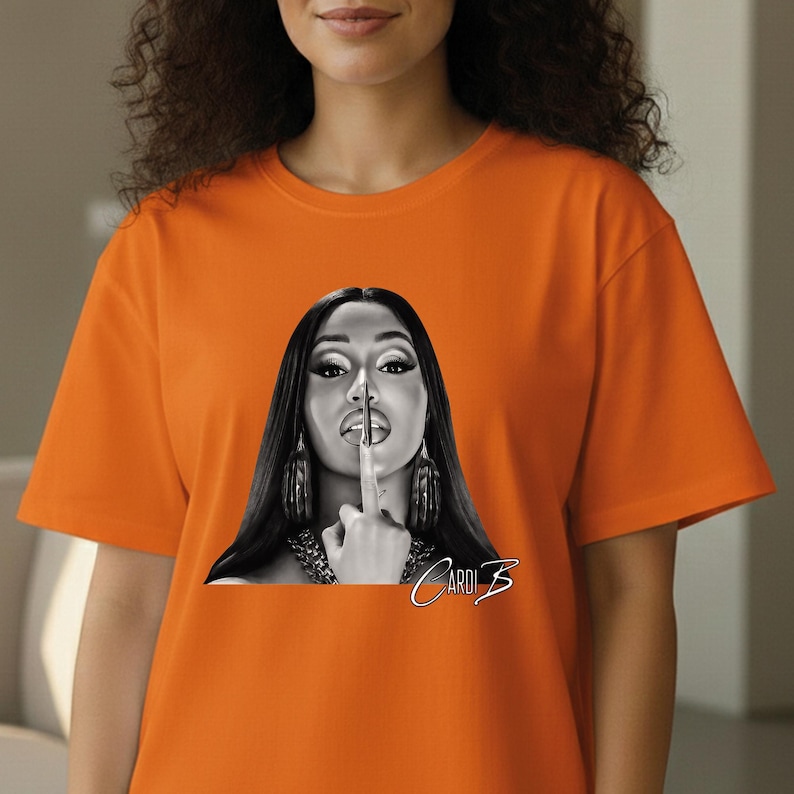 Cardi B Little Miss Drama DTF Transfer, Cardi B Graphic Artwork Ready To Press Heat Transfer Print For Fabric bild 11