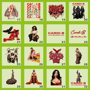 Cardi B Little Miss Drama DTF Transfer, Cardi B Graphic Artwork Ready To Press Heat Transfer Print For Fabric bild 4