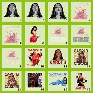 Cardi B Little Miss Drama DTF Transfer, Cardi B Graphic Artwork Ready To Press Heat Transfer Print For Fabric bild 3