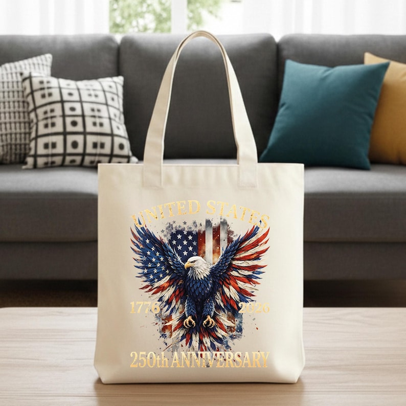 United States 250th Anniversary DTF Transfer, 1776 2026 Patriotic Eagle Print, America 250 Independence Day Ready to Press Design image 14