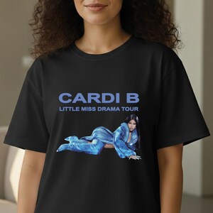 Cardi B Little Miss Drama DTF Transfer, Cardi B Graphic Artwork Ready To Press Heat Transfer Print For Fabric bild 9