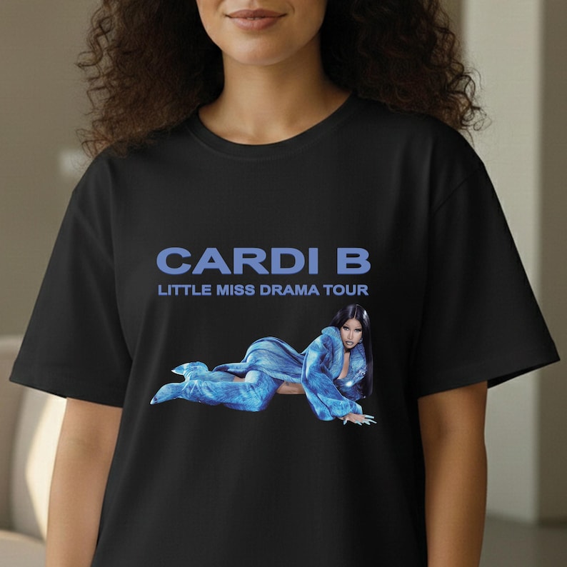 Cardi B Little Miss Drama DTF Transfer, Cardi B Graphic Artwork Ready To Press Heat Transfer Print For Fabric bild 9
