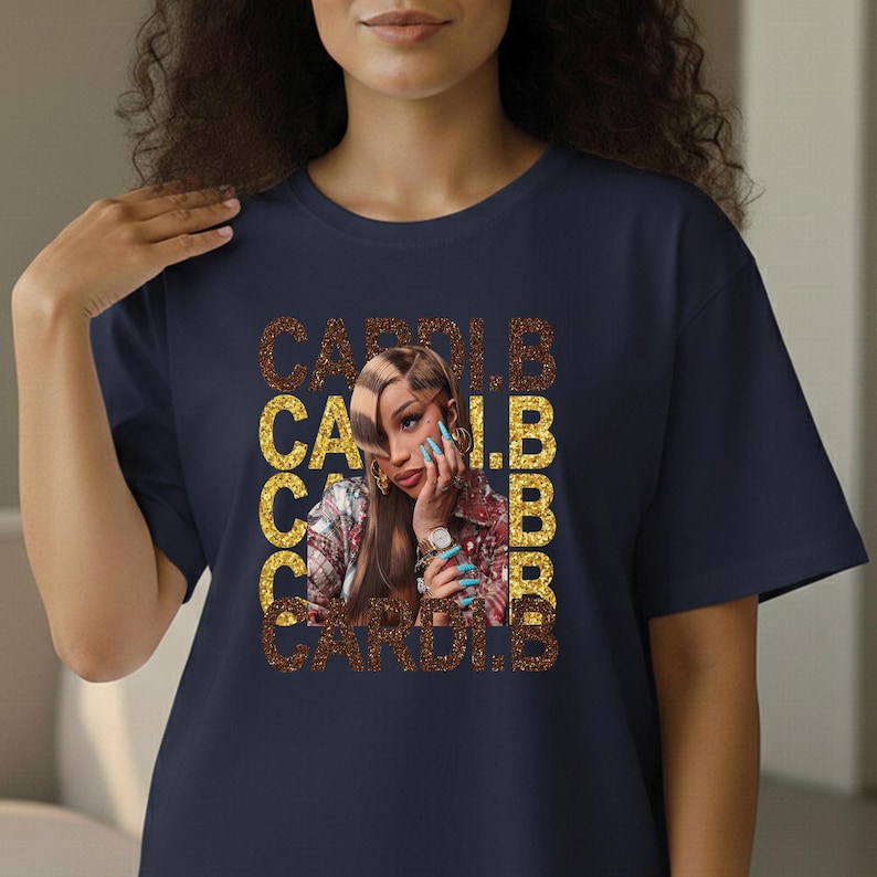 Cardi B Little Miss Drama DTF Transfer, Cardi B Graphic Artwork Ready To Press Heat Transfer Print For Fabric bild 10