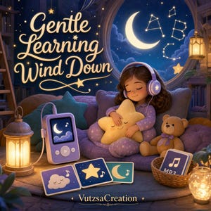 Gentle Learning Wind Down Kids Music MP3 Download, 1 Hour Instrumental Loop