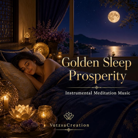 Golden Sleep Prosperity Meditation Music, 1 Hour MP3 Download