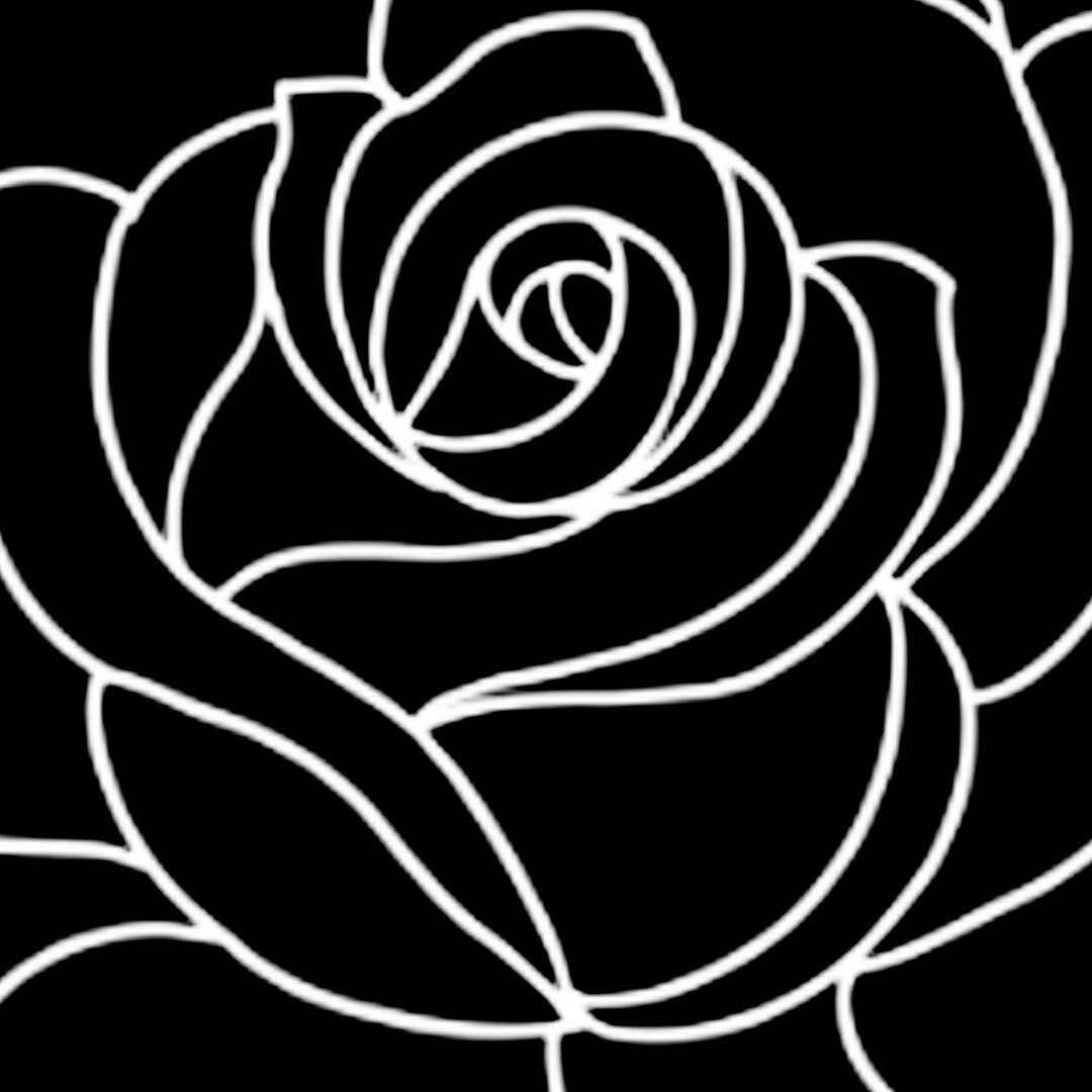 Tattoo Flash PNG| 100 Line Designs | Digital Download | Rose - Etsy