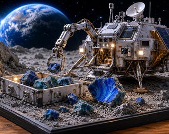 Blue Fire Diorama Stones – 5 selected individual pieces for bonsai, diorama, miniature world & decoration