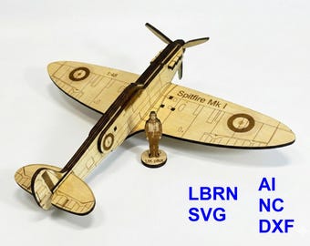 Supermarine Spitfire Aircraft Mkia - Aviation Art - Corgi Diecast