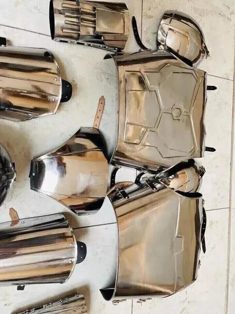Mandalorian Inspired Full Beskar Armor Set Din Djarin Cosplay Costume Star Wars Bounty Hunter Outfit Wearable Kit image 3