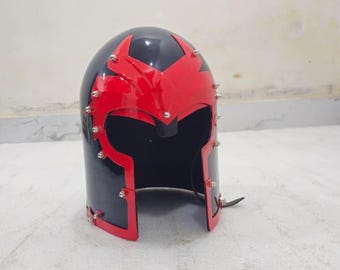 Magneto X-Men Cosplay Supervillain Metal Mask  Comic Con Costume Helmet