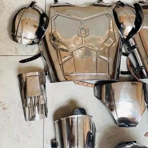 Mandalorian Inspired Full Beskar Armor Set Din Djarin Cosplay Costume Star Wars Bounty Hunter Outfit Wearable Kit image 2