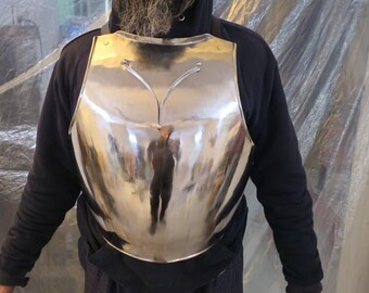 Medieval Steel Breastplate Knight Armor CuirassSCA LARP Fantasy Front Chest Plate