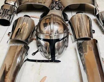 Mandalorian Inspired Full Beskar Armor Set  Din Djarin Cosplay Costume Star Wars Bounty Hunter Outfit Wearable Kit