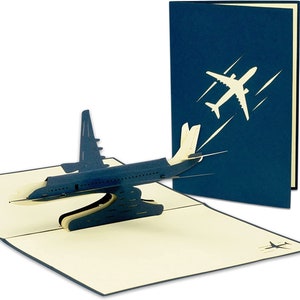 LIN17181, LINPopUp®, carte POP UP 3D bon cadeau pour voyage, city trip, vol vacances - carte anniversaire - carte pliable, N147