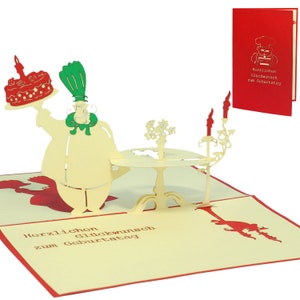LIN17238, LINPopUp®,- Pop Up 3D Karte, Geburtstagskarte, Glückwunschkarte, N12
