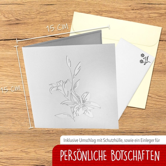 Lin De Cartes 3D Pop Up Cartes Cartes De Vœux, Cartes D'Anniversaire