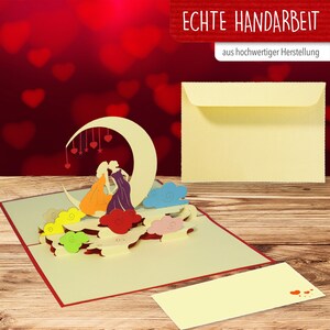 LIN17288, LINPopUp®, Pop Up Cards, Gay Wedding Cards, Wedding Invitations, Greeting Cards Wedding, Same Sex Marriage, N207 image 5