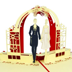LIN17287, LINPopUp®, POP-Up kaarten bruiloft, wenskaarten bruiloft, wenskaarten bruiloft, trouwkaart, lesbisch huwelijk, N206