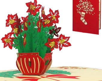 LIN17661, LINPopUp®, Pop Up Card Christmas, Greeting Cards Christmas, Christmas Cards, Christmas Star, N456