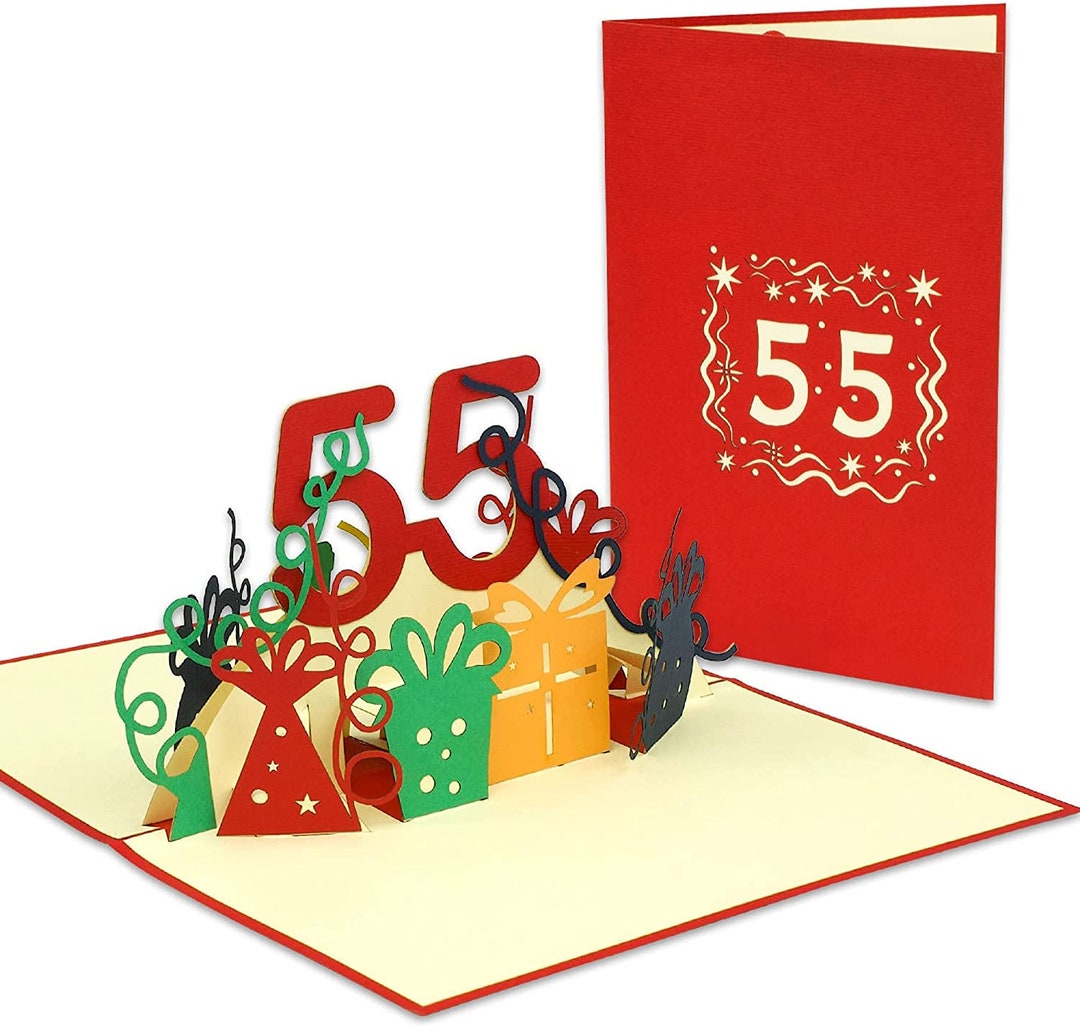 LINPOPUP® Carte Pop-up D'anniversaire, Cadeau En Argent