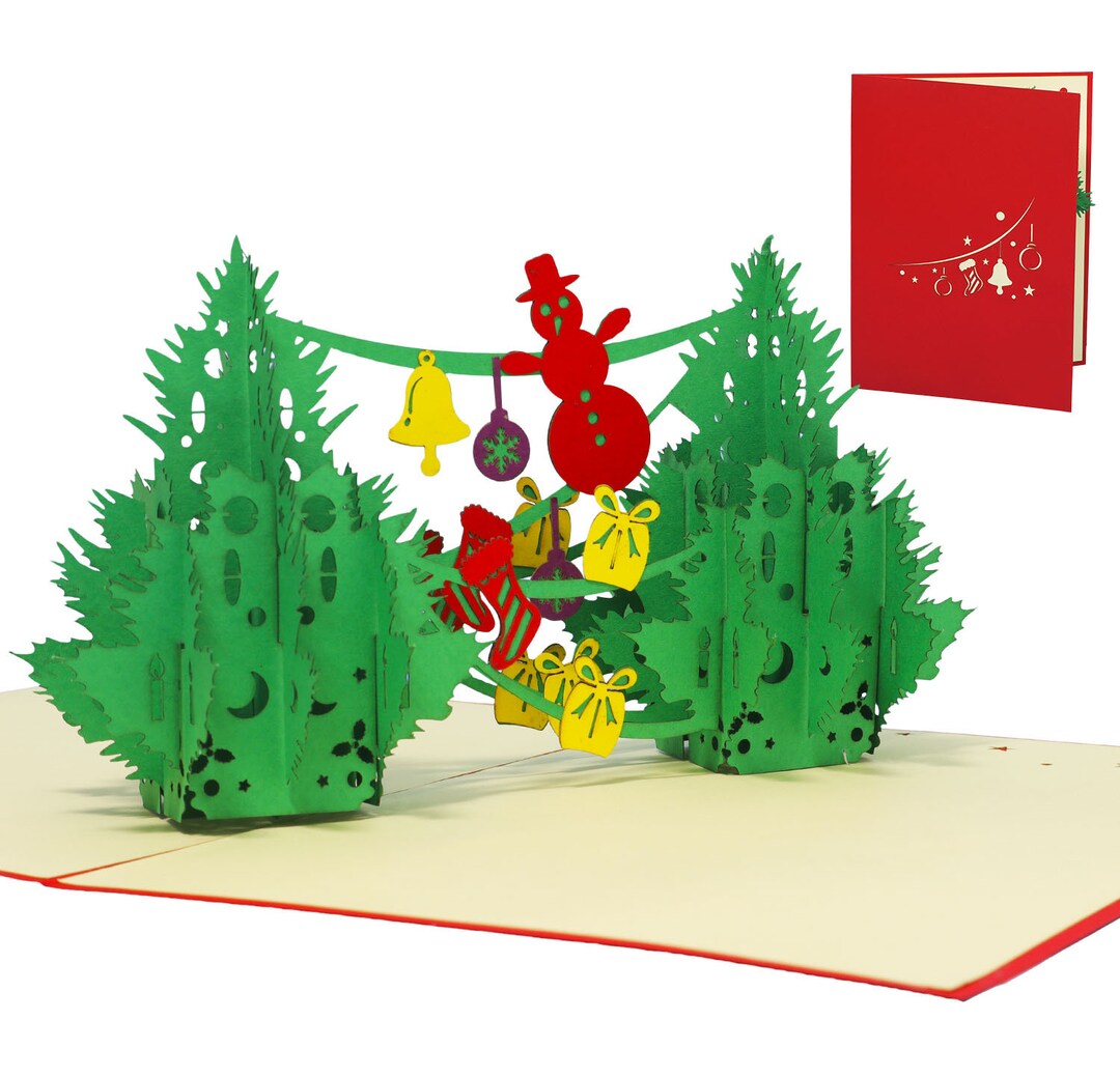 LIN17557, Linpopup®, POP UP 3D Christmas Cards, Pop up Christmas, 3D
