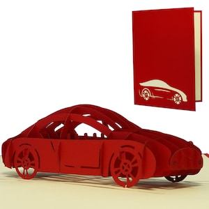 LIN17388, LINPopUp®, biglietti d'auguri "auto", cartoline 3D biglietto d'auguri, biglietto d'auguri, biglietto d'auguri "patente di guida", carta voucher, N260