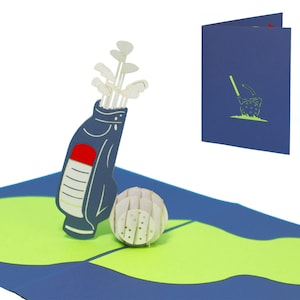 LIN17321, LINPopUp®, Karty Pop Up, Karty Pop Up Urodzinowe, Karty Podarunkowe, Wycieczka Golfowa, Karty Zaproszeń, Impreza Rocznicowa, Gra Golfowa, N213