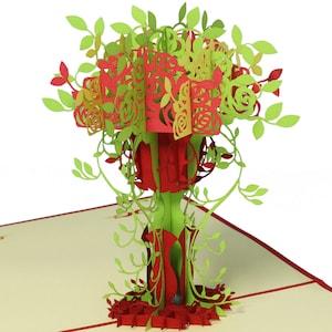LIN17233, LINPopUp®, Pop Up 3D Karte, Geburtstagskarte, Muttertagskarte, N47