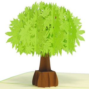 LIN17607, LINPopUp®, Árbol de tarjetas emergentes, Tarjeta de cumpleaños, Tarjeta de felicitación Tarjeta de felicitación, Tarjeta de cumpleaños Árbol de tarjetas del Día de la Madre, N718