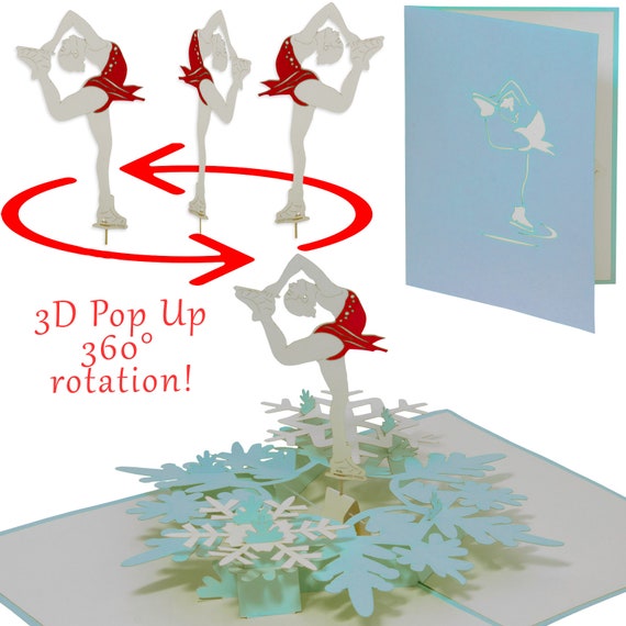 SANTORO Swing Card, 3D Pop Up Greeting Card - Birthday - For Kids, Family