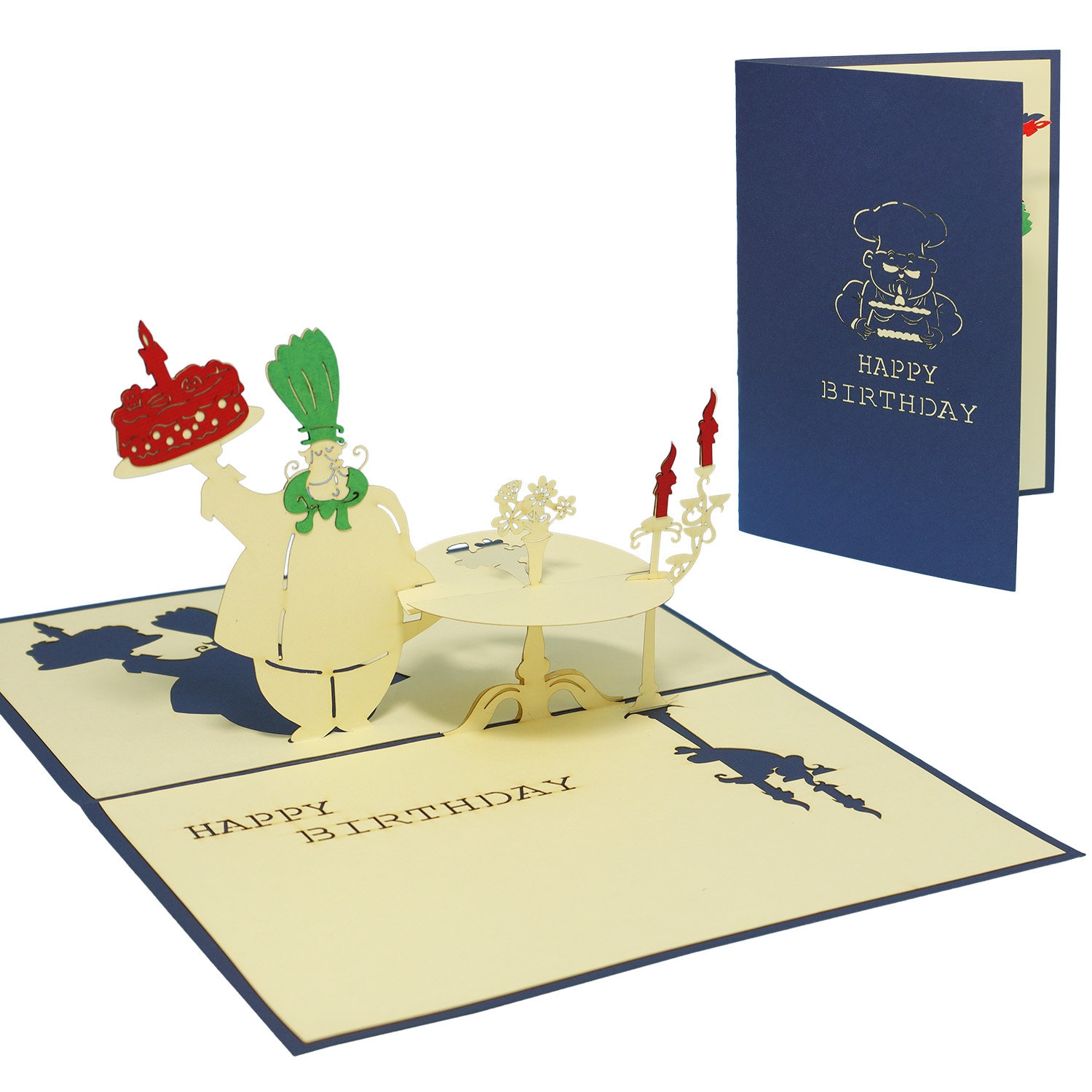 LINPopUp Biglietto Pop-up 3D A Forma Di Barbecue – Compleanno Uomo, Papà, Amico, Invito Grigliata, Fatto A Mano, N113 - 2
