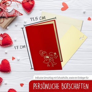 LIN17288, LINPopUp®, Pop Up Cards, Gay Wedding Cards, Wedding Invitations, Greeting Cards Wedding, Same Sex Marriage, N207 image 4